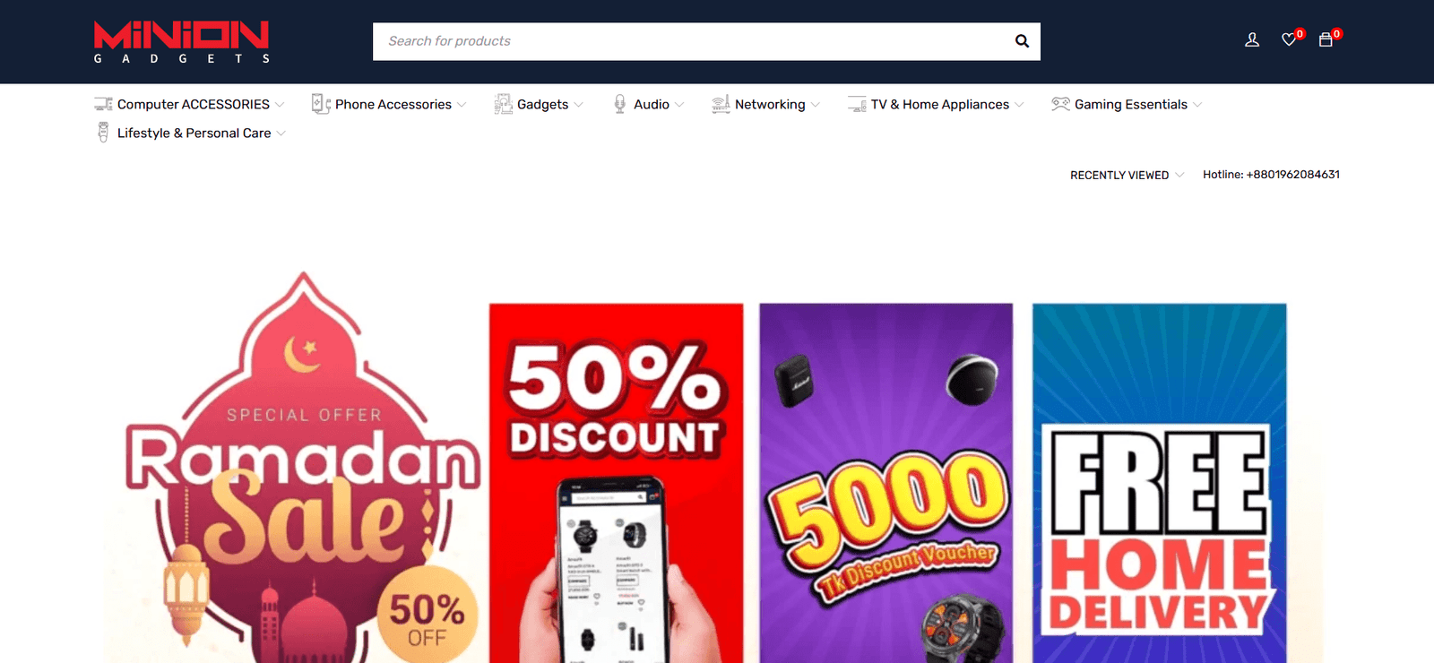 SEO Project of Minion Gadgets